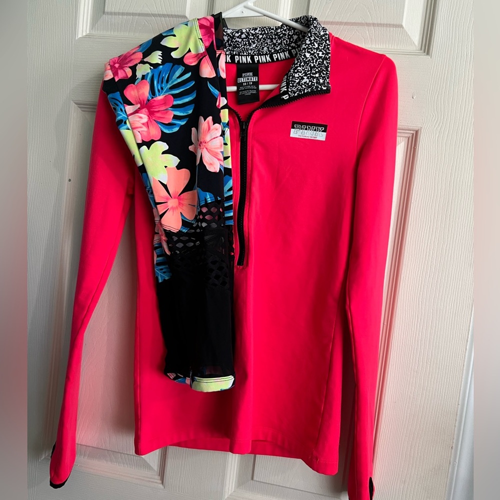 VS pink XS workout lounge outfit